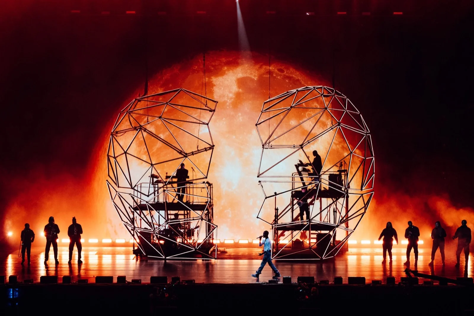 Lighting Design for Dave's headline set at Reading & Leeds Festival 2022. — Louis Oliver