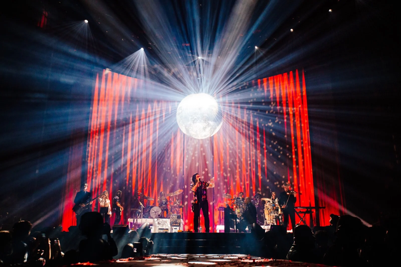 Lighting Design for Gang of Youths' Angel in Realtime Arena Tour 2022. — Louis Oliver