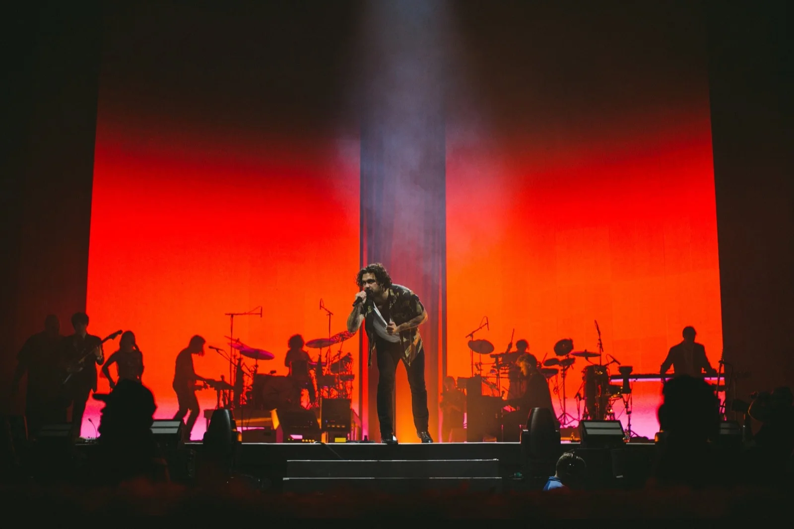 Lighting Design for Gang of Youths' Angel in Realtime Arena Tour 2022. — Louis Oliver