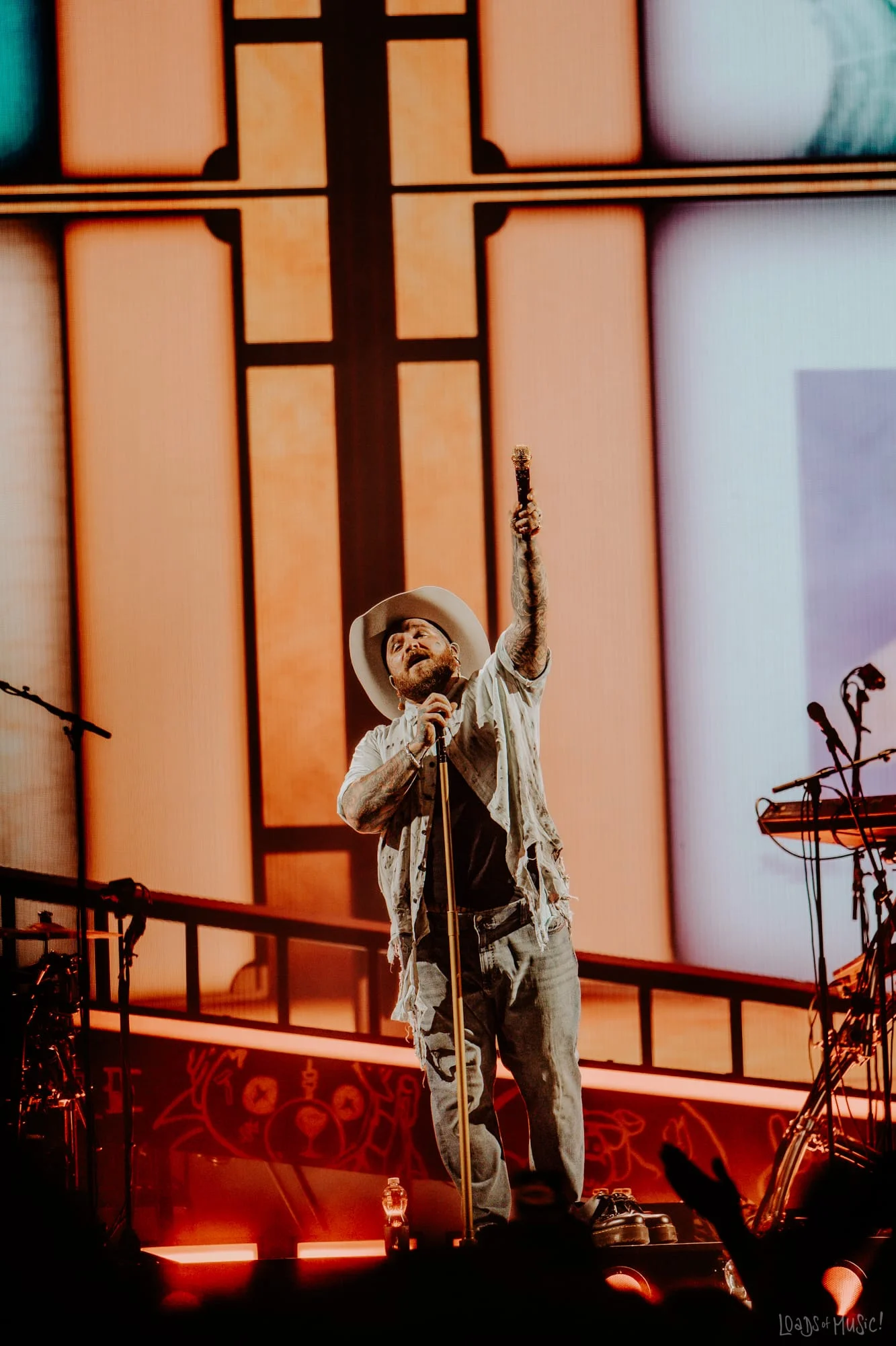 Lighting Design for Teddy Swims' I've Tried Everything But Therapy World Tour 2025. — Louis Oliver