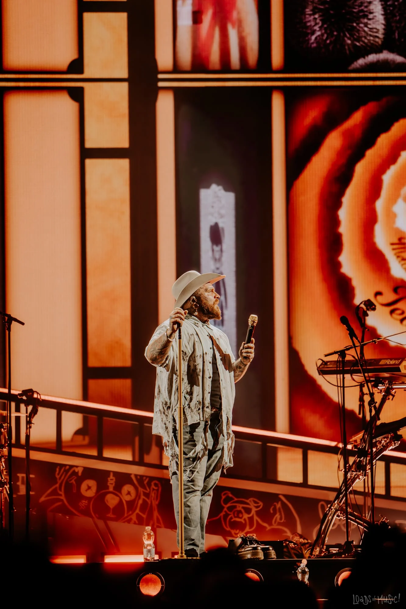 Lighting Design for Teddy Swims' I've Tried Everything But Therapy World Tour 2025. — Louis Oliver